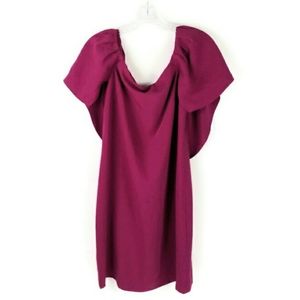 Trina Trina Turk Raspberry Pink Off Shoulder Sheath Mini Dress Womens Size 2